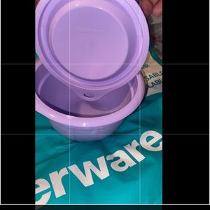Tupperware lilac small bowl